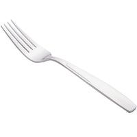 World Tableware 989 030 Quantum 7 1/4" 18/0 Stainless Steel Heavy Weight Utility / Dessert Fork - 12/Pack