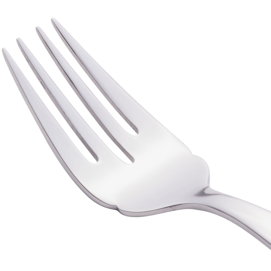 World Tableware 989 038 Quantum 7" 18/0 Stainless Steel Heavy Weight Salad Fork - 12/Pack
