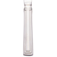 World Tableware 977 554 Slate 6 7/8" 18/0 Stainless Steel Heavy Weight Solid Handle Bread and Butter Knife with Plain Blade - 12/Pack