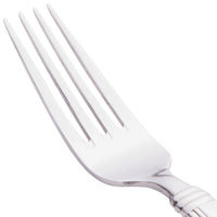 World Tableware 977 027 Slate 8 1/8" 18/0 Stainless Steel Heavy Weight Dinner Fork - 12/Pack
