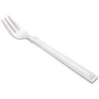 World Tableware 977 029 Slate 5 7/8" 18/0 Stainless Steel Heavy Weight Cocktail Fork - 12/Pack