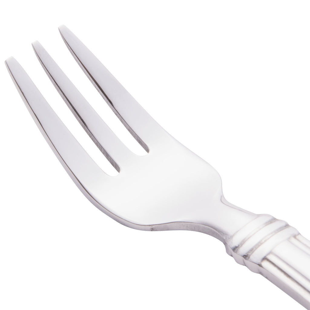 World Tableware 977 029 Slate 5 7/8" 18/0 Stainless Steel Heavy Weight Cocktail Fork - 12/Pack