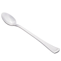 World Tableware 881 021 Minuet 7 1/4" 18/0 Stainless Steel Heavy Weight Iced Tea Spoon - 12/Pack