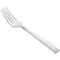 World Tableware 977 030 Slate 7 3/8" 18/0 Stainless Steel Heavy Weight Utility / Dessert Fork - 12/Pack