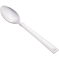 World Tableware 977 001 Slate 6 3/8" 18/0 Stainless Steel Heavy Weight Teaspoon - 12/Pack