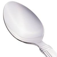 World Tableware 977 001 Slate 6 3/8" 18/0 Stainless Steel Heavy Weight Teaspoon - 12/Pack