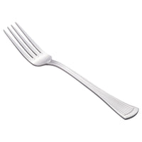 World Tableware 881 030 Minuet 7 5/8" 18/0 Stainless Steel Heavy Weight Utility / Dessert Fork - 12/Pack