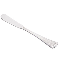 World Tableware 881 053 Minuet 6 3/4" 18/0 Stainless Steel Heavy Weight Butter Spreader - 12/Pack