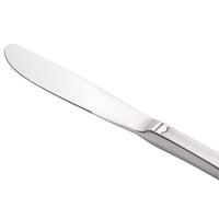 World Tableware 881 754 Minuet 7 1/4" 18/0 Stainless Steel Heavy Weight Bread and Butter Knife - 12/Pack