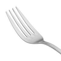 Acopa Edgewood 7 1/2" 18/0 Stainless Steel Heavy Weight Dinner Fork - 12/Pack