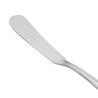 Acopa Edgewood 6 1/2" 18/0 Stainless Steel Heavy Weight Butter Spreader - 12/Pack