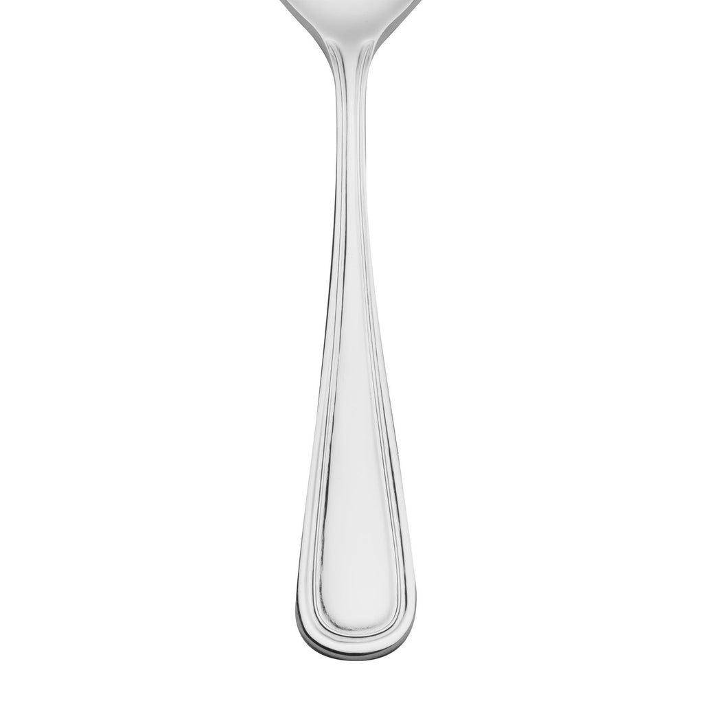 Acopa Edgeworth 5 3/4" 18/8 Stainless Steel Extra Heavy Weight Teaspoon - 12/Pack