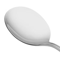 Acopa Edgeworth 5 1/2" 18/8 Stainless Steel Extra Heavy Weight Bouillon Spoon - 12/Pack