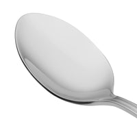 Acopa Edgeworth 7" 18/8 Stainless Steel Extra Heavy Weight Dessert Spoon - 12/Pack
