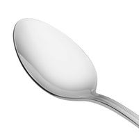 Acopa Edgeworth 7 1/8" 18/8 Stainless Steel Extra Heavy Weight Iced Tea Spoon - 12/Pack