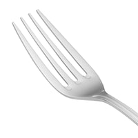 Acopa Edgeworth 8" 18/8 Stainless Steel Extra Heavy Weight European Table Fork - 12/Pack