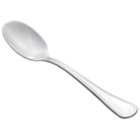World Tableware 888 007 Masterpiece 5 7/8" 18/0 Stainless Steel Heavy Weight Demitasse Spoon - 12/Pack