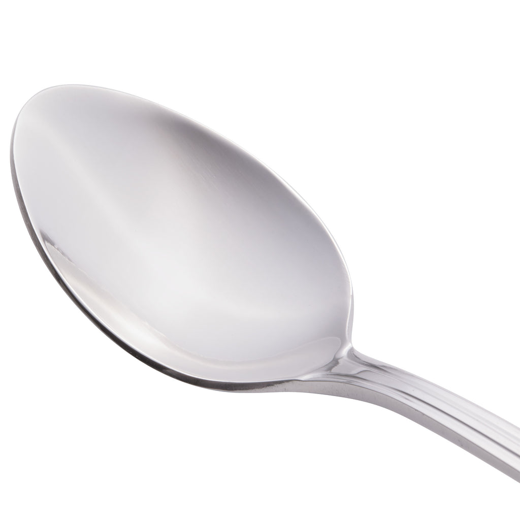 World Tableware 888 021 Masterpiece 7 15/32" 18/0 Stainless Steel Heavy Weight Iced Tea Spoon - 12/Pack