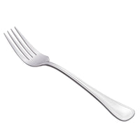World Tableware 888 030 Masterpiece 6 7/8" 18/0 Stainless Steel Heavy Weight Utility / Dessert Fork - 12/Pack
