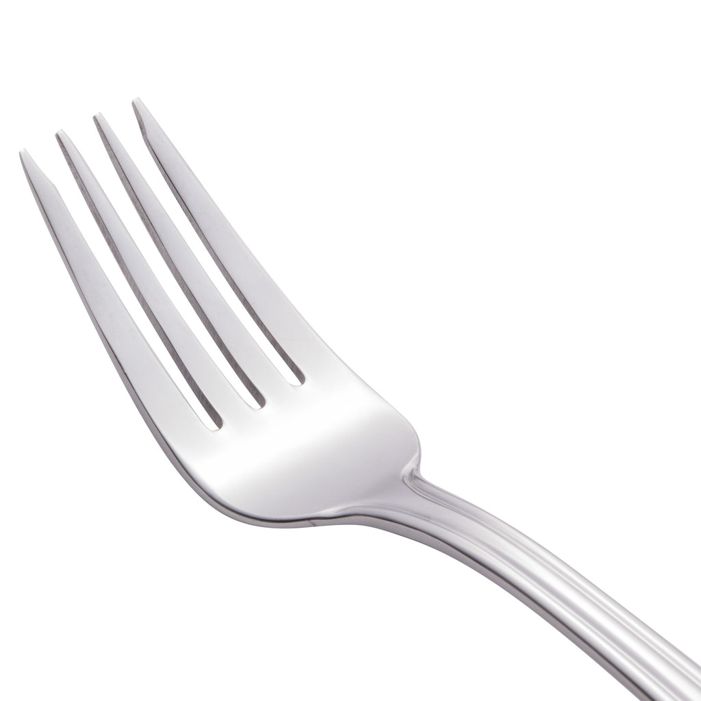 World Tableware 888 038 Masterpiece 8 1/4" 18/0 Stainless Steel Heavy Weight Salad Fork - 12/Pack