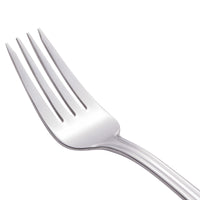 World Tableware 888 038 Masterpiece 8 1/4" 18/0 Stainless Steel Heavy Weight Salad Fork - 12/Pack