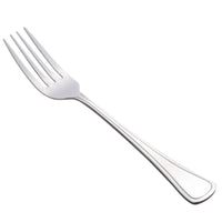 World Tableware 888 039 Masterpiece 8 1/4" 18/0 Stainless Steel Heavy Weight European Dinner Fork - 12/Pack