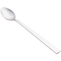World Tableware 972 021 Gibraltar 7 3/4" 18/0 Stainless Steel Heavy Weight Iced Tea Spoon - 12/Pack
