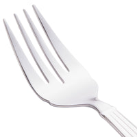 World Tableware 972 038 Gibraltar 7" 18/0 Stainless Steel Heavy Weight Salad Fork - 12/Pack