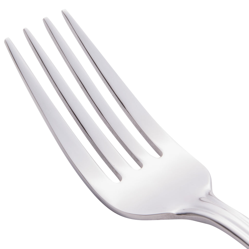 World Tableware 967 030 Diana 7 1/4" 18/0 Stainless Steel Heavy Weight Dessert Fork - 12/Pack