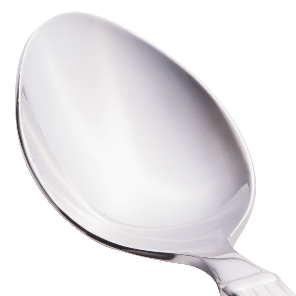 World Tableware 972 001 Gibraltar 6 3/8" 18/0 Stainless Steel Heavy Weight Teaspoon - 12/Pack