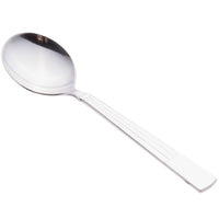 World Tableware 972 016 Gibraltar 6 1/4" 18/0 Stainless Steel Heavy Weight Bouillon Spoon - 12/Pack