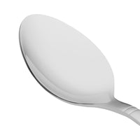 Acopa Monaca 6 7/8" 18/8 Stainless Steel Extra Heavy Weight Dessert Spoon - 12/Pack