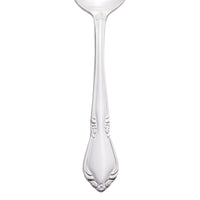 World Tableware 901 002 Lady Astor 6 7/8" 18/0 Stainless Steel Heavy Weight Dessert Spoon - 12/Pack