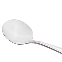 World Tableware 901 016 Lady Astor 7 3/8" 18/0 Stainless Steel Heavy Weight Bouillon Spoon - 12/Pack