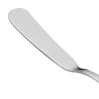 Acopa Monaca 6 1/2" 18/8 Stainless Steel Extra Heavy Weight Butter Spreader - 12/Pack