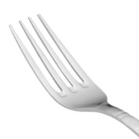 Acopa Monaca 8 1/2" 18/8 Stainless Steel Extra Heavy Weight European Table Fork - 12/Pack