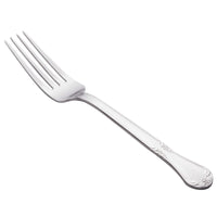 World Tableware 901 030 Lady Astor 7 1/4" 18/0 Stainless Steel Heavy Weight Utility / Dessert Fork - 12/Pack