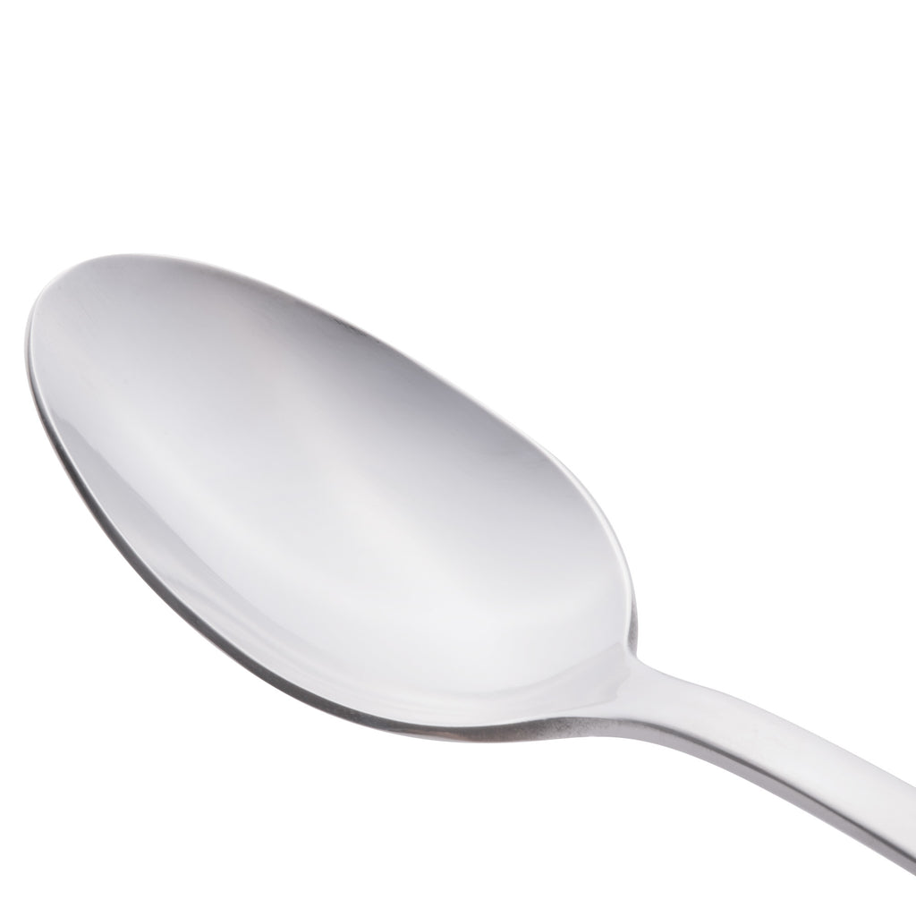World Tableware 941 001 Mendoza 6 1/4" 18/0 Stainless Steel Heavy Weight Teaspoon - 12/Pack