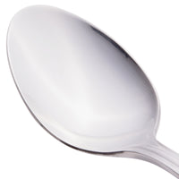 World Tableware 967 001 Diana 6 1/4" 18/0 Stainless Steel Heavy Weight Teaspoon - 12/Pack