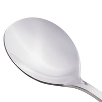 World Tableware 941 016 Mendoza 6 3/4" 18/0 Stainless Steel Heavy Weight Bouillon Spoon - 12/Pack