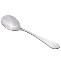 World Tableware 941 016 Mendoza 6 3/4" 18/0 Stainless Steel Heavy Weight Bouillon Spoon - 12/Pack