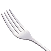 World Tableware 941 038 Mendoza 6 7/8" 18/0 Stainless Steel Heavy Weight Salad Fork - 12/Pack