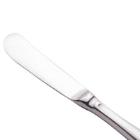 World Tableware 941 254 Mendoza 6 3/4" 18/0 Stainless Steel Heavy Weight Bread and Butter Knife - 12/Pack