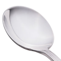 World Tableware 961 016 Resplendence 5 7/8" 18/0 Stainless Steel Heavy Weight Bouillon Spoon - 12/Pack