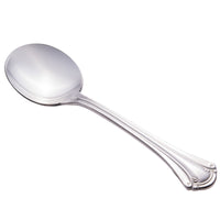 World Tableware 961 016 Resplendence 5 7/8" 18/0 Stainless Steel Heavy Weight Bouillon Spoon - 12/Pack