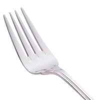 World Tableware 961 038 Resplendence 6 7/8" 18/0 Stainless Steel Heavy Weight Salad Fork - 12/Pack