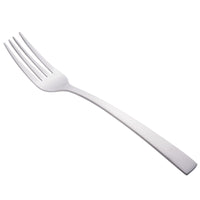 World Tableware 962 030 Oceanside 7 1/8" 18/0 Stainless Steel Heavy Weight Utility / Dessert Fork - 12/Pack