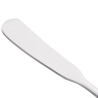 World Tableware 962 053 Oceanside 6 1/8" 18/0 Stainless Steel Heavy Weight Butter Spreader - 12/Pack