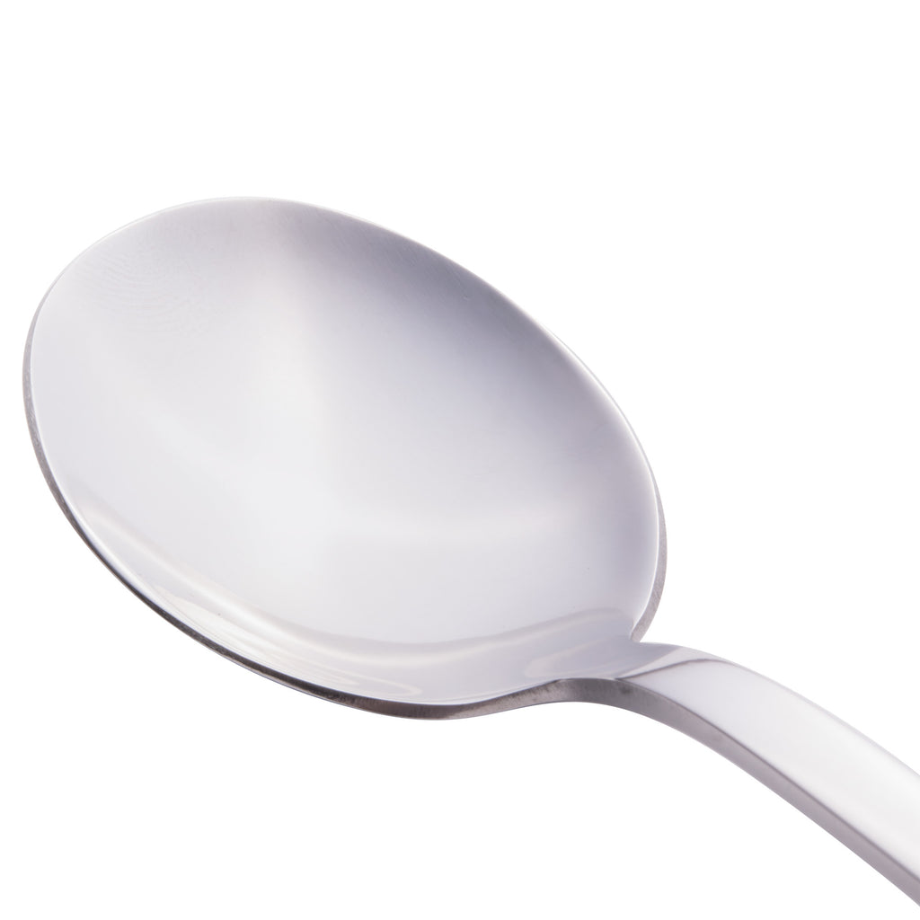 World Tableware 963 001 Elexa 6 1/8" 18/0 Stainless Steel Heavy Weight Teaspoon - 12/Pack