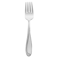 Oneida 2201FSLF Scroll 6 3/4" 18/10 Stainless Steel Extra Heavy Weight Salad Fork - 12/Pack
